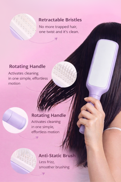 Self Cleaning Hair Brush